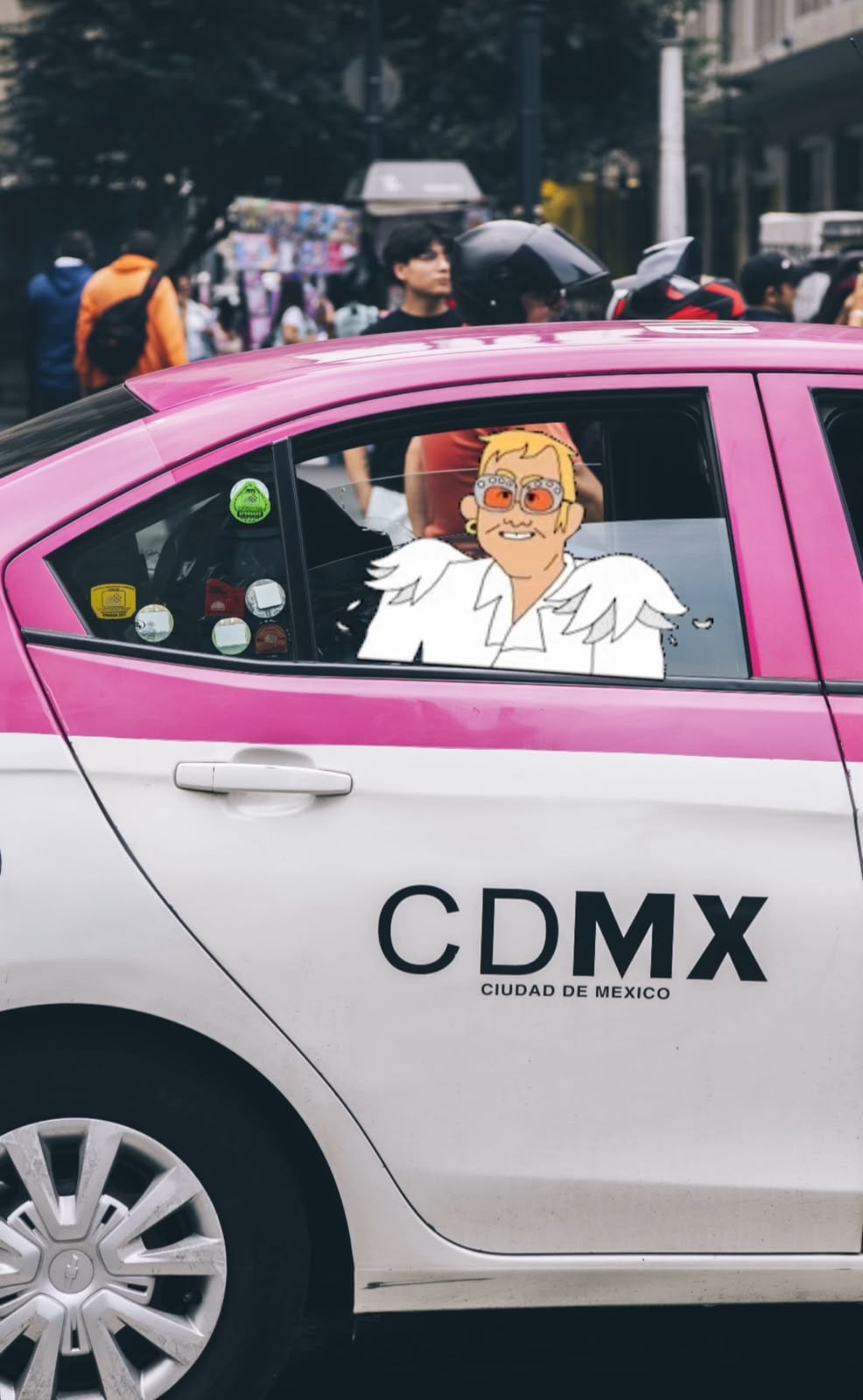 Elton John en CDMX (redes sociales)