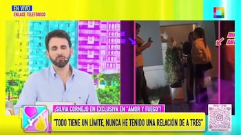 Silvia Cornejo revela qué le dijo Jean Paul Gabuteau para salir con Analía Jiménez mientras ella estaba embarazada. Captura: Amor y Fuego.