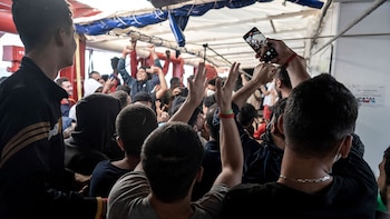 El “Ocean Viking” atracó en Francia