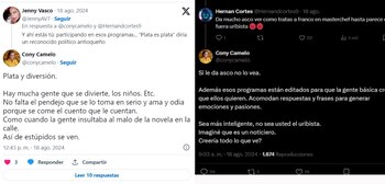 Cony Camelo se fue de