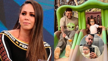 Melissa Klug aclara cómo es la convivencia entre Bryan Torres y sus nietos durante la ausencia de Samahara Lobatón