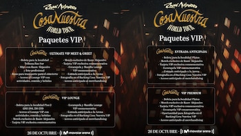 Paquetes VIP exclusivos para el