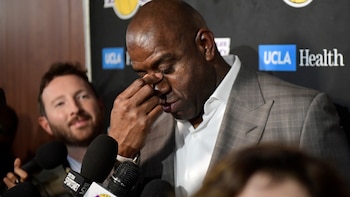 Magic Johnson, otra ex estrella