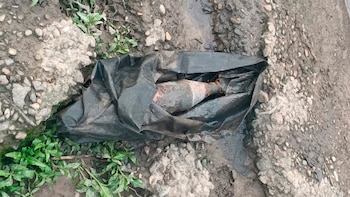 Encontraron un artefacto similar a una bala de mortero a la vera del río en San Isidro