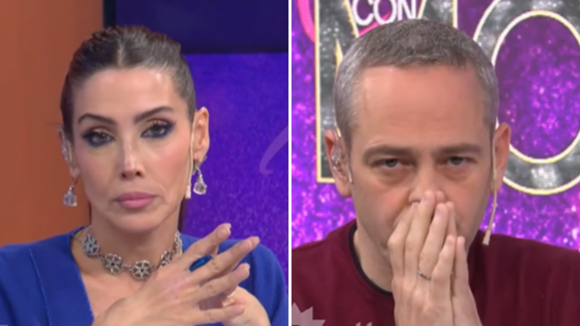 Los periodistas Amalia Díaz Guiñazú y Pampa Mónaco mantuvieron un cruce al aire durante un programa de televisión.
