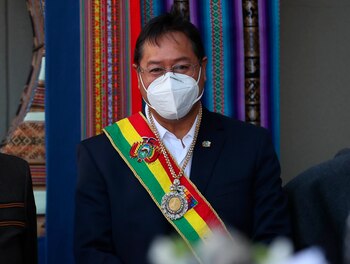 El presidente de Bolivia, Luis