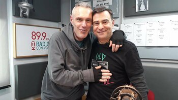 Marcelo Zlotogwiazda y su amigo