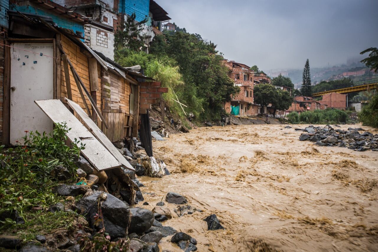 Medellín es una de las ciudades en el país más afectadas por las lluvias - crédito @DAGRDMedellin/X