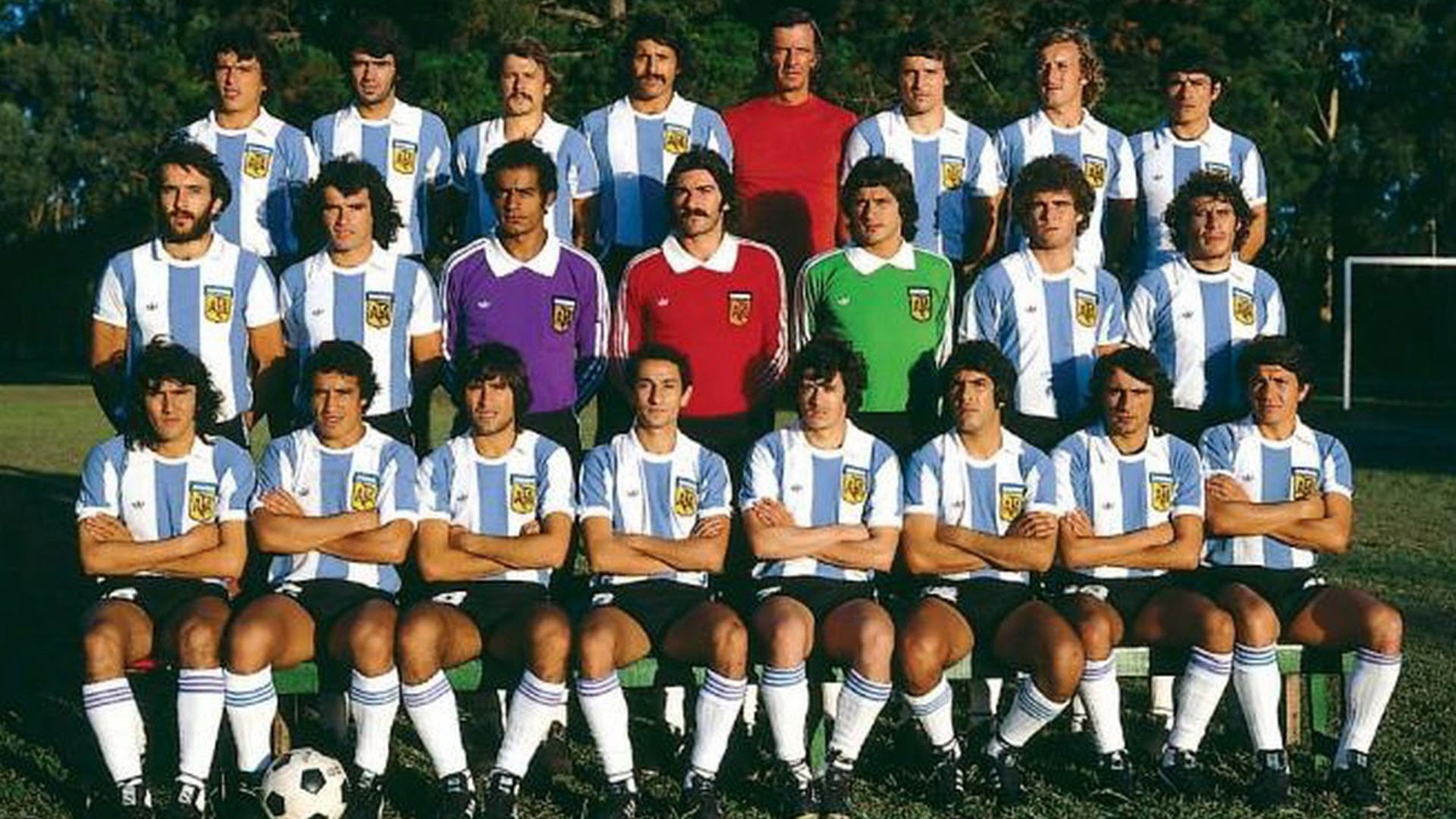 El plantel argentino conducido por César Luis Menotti que disputó el Mundial 1978 y logró la primera estrella albiceleste