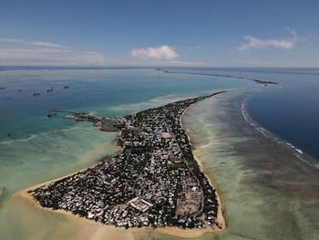 Kiribati, en el océano Pacífico