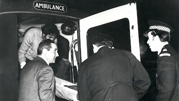 Las ambulancias trasladaron a los