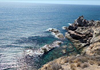 Vista del mar desde lo