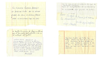 Los escritos fueron recuperados por