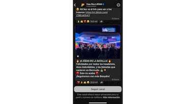 En este canal, los usuarios