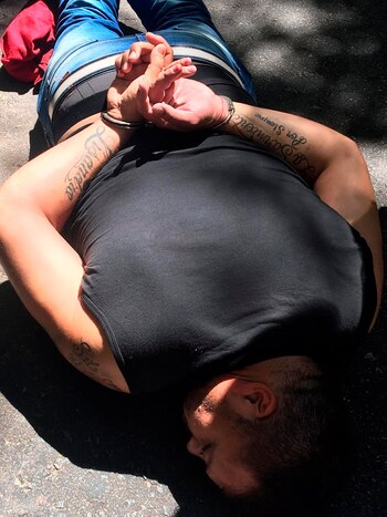 El delincuente fue atrapado por