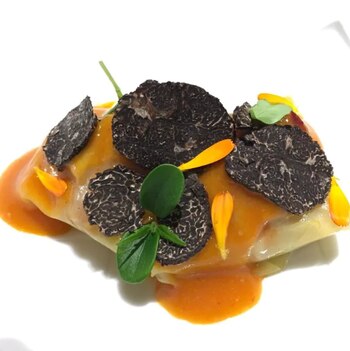 Uno de los platos del Menú Degustación de La Lobita