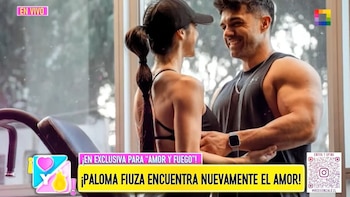 Paloma Fiuza revela que está enamorada y causa sorpresa al aparecer con argentino: “Estoy feliz”. Captura: Amor y Fuego.