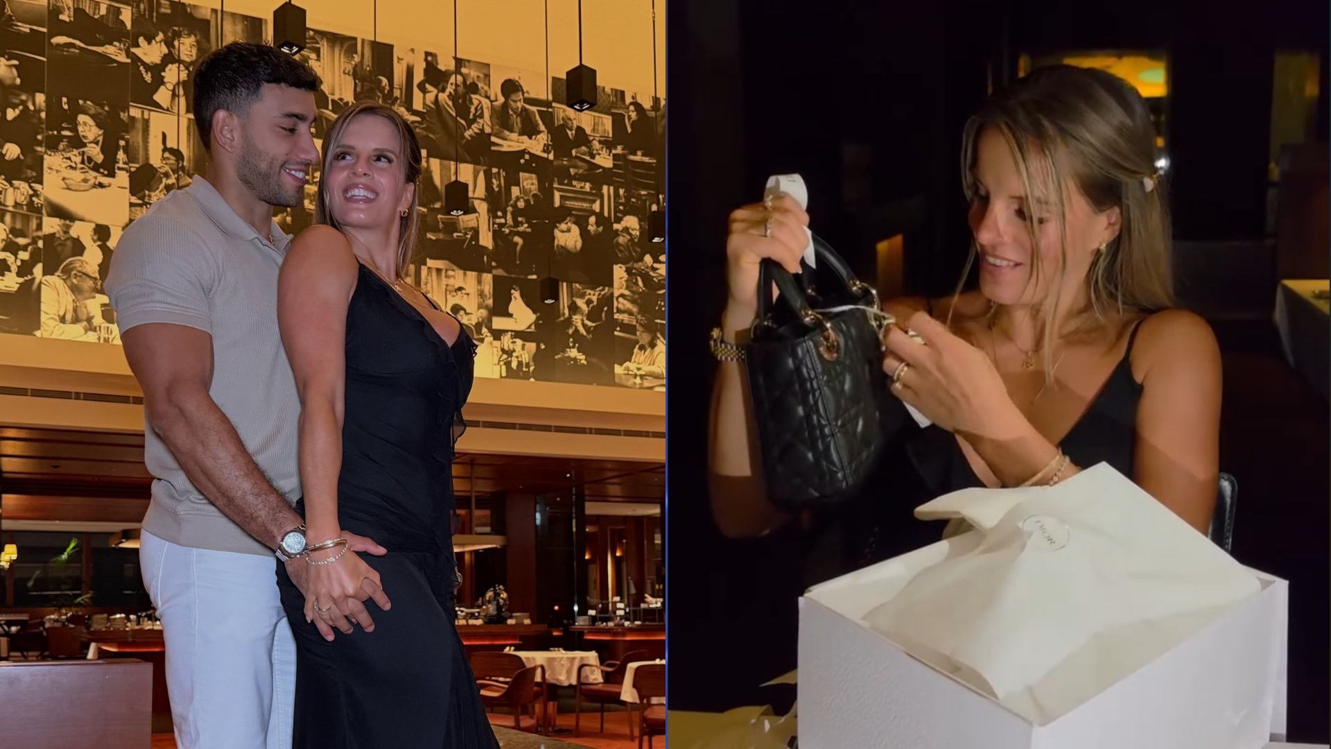 Said Palao muestra las pruebas que compró cartera Dior a Alejandra Baigorria por su cumpleaños. IG