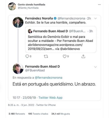 Fernández Noroña apareció en "Gente
