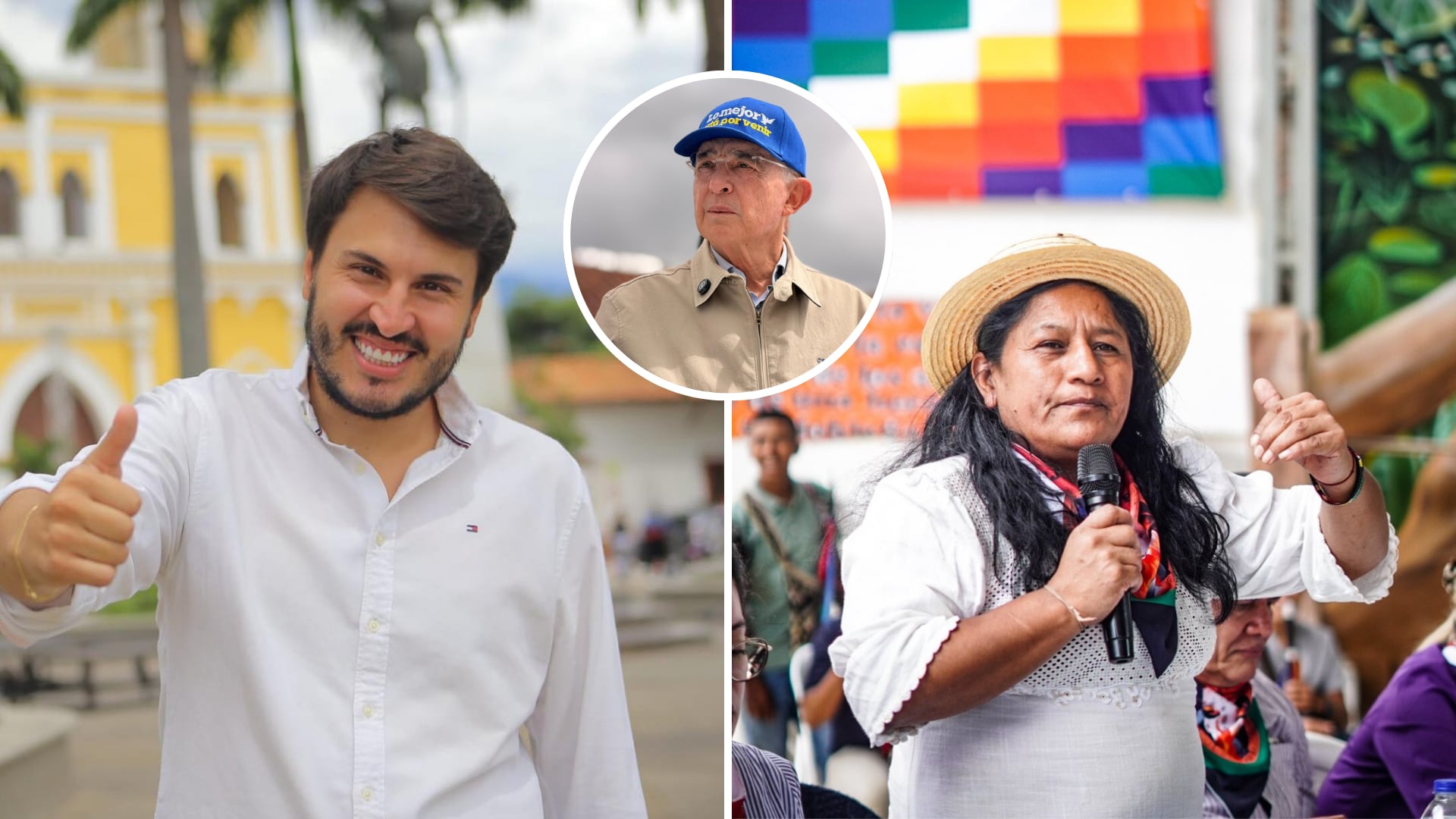 El congresista electo Miguel Ángel Pinto salió al paso de las acusaciones de Aída Quilcué, que criticó al expresidente Álvaro Uribe- crédito @aida_quilcue/X - Miguel Angel Pinto Rueda/Facebook