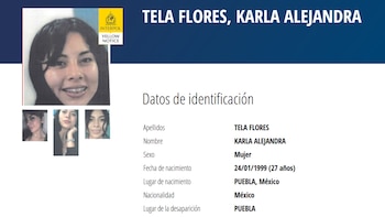 Interpol activa Ficha Amarilla para localizar a Karla Alejandra Tela, vista por última vez en Puebla en 2024