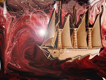 "Bar Carolade" y una nave