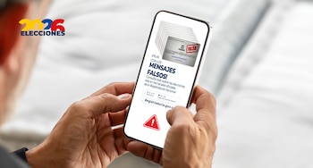 La Registraduría Nacional del Estado Civil alertó sobre correos falsos que anuncian un supuesto cambio de puesto de votación para la segunda vuelta presidencial - crédito Registraduría Nacional del Estado Civil