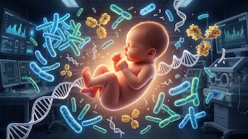 Proteínas y bacterias intestinales: identifican biomarcadores en recién nacidos que podrían predecir la obesidad en la adultez