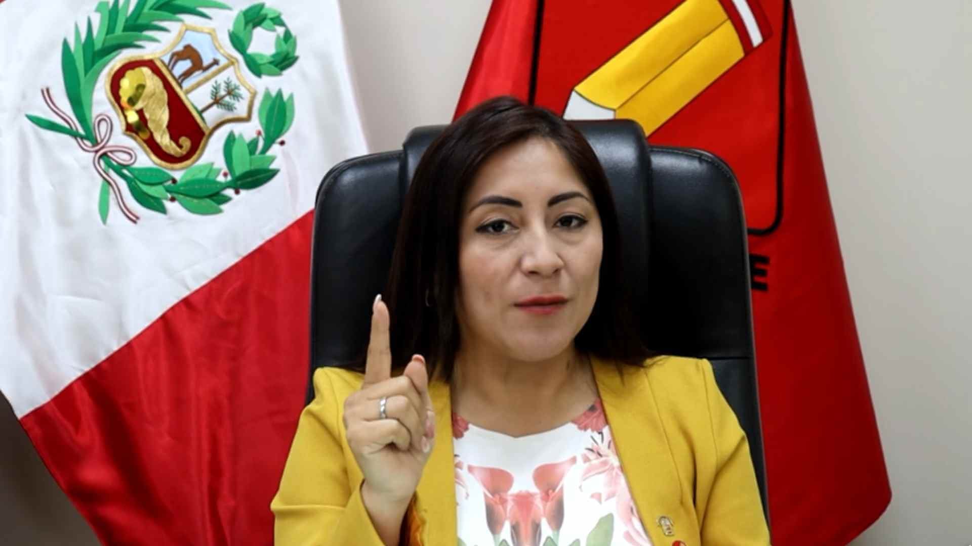 Kelly Portalatino fue congresista de la bancada de Perú Libre.