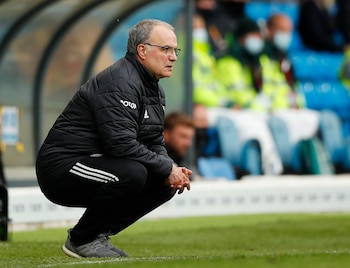 Marcelo Bielsa, durante un encuentro