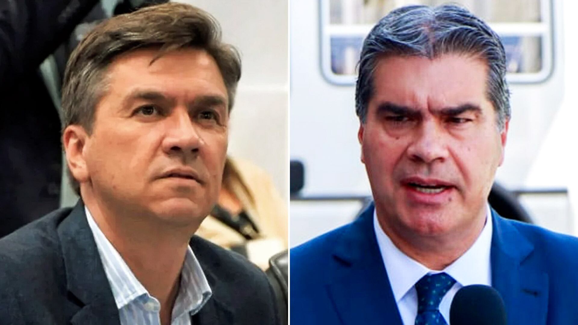 El actual gobernador, Leandro Zdero, y el ex mandatario provincial Jorge Capitanich