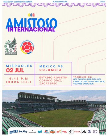 Afiche del partido de la