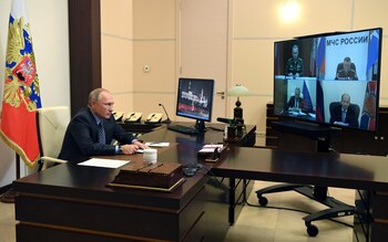 Presidente de Rusia, Vladimir Putin.