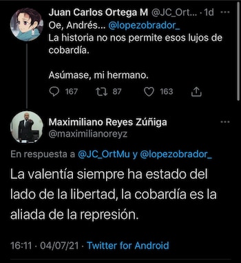 Su tuit provocó varias reacciones,