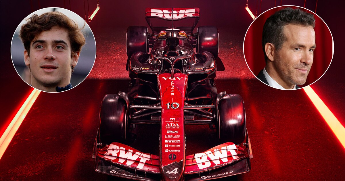 Ryan Reynolds, copropietario de Alpine: la escudería que suma a Colapinto como piloto reserva