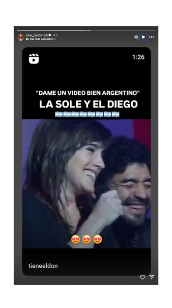 Sole Pastroutti cantó "Brindis" junto