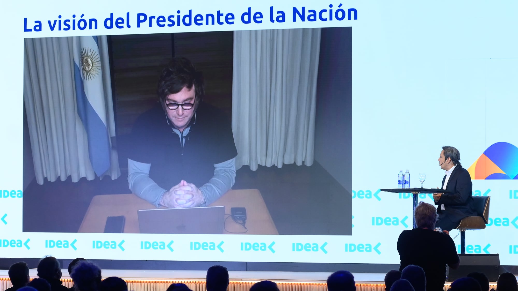 Milei habló por Zoom