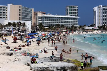 La temperatura media en Cancún