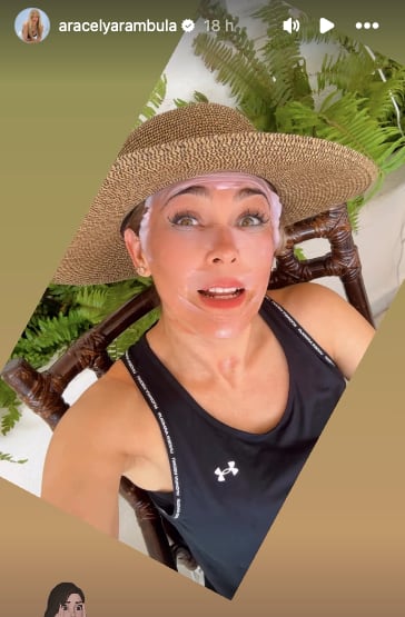 Aracely Arámbula graba video en pleno sismo del 2 de enero. (Instagram)