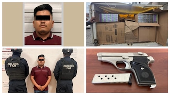 Cae en Valle de Bravo presunto operador de la Familia Michoacana: tenía tickets de compra por mas de 2 mdp, un arma y droga