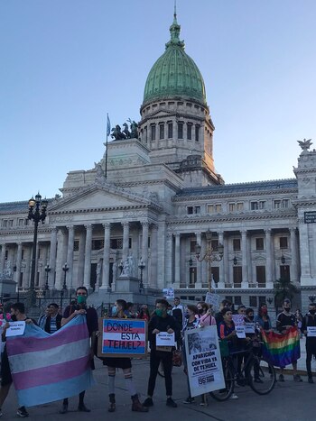 Este miércoles hubo una movilización