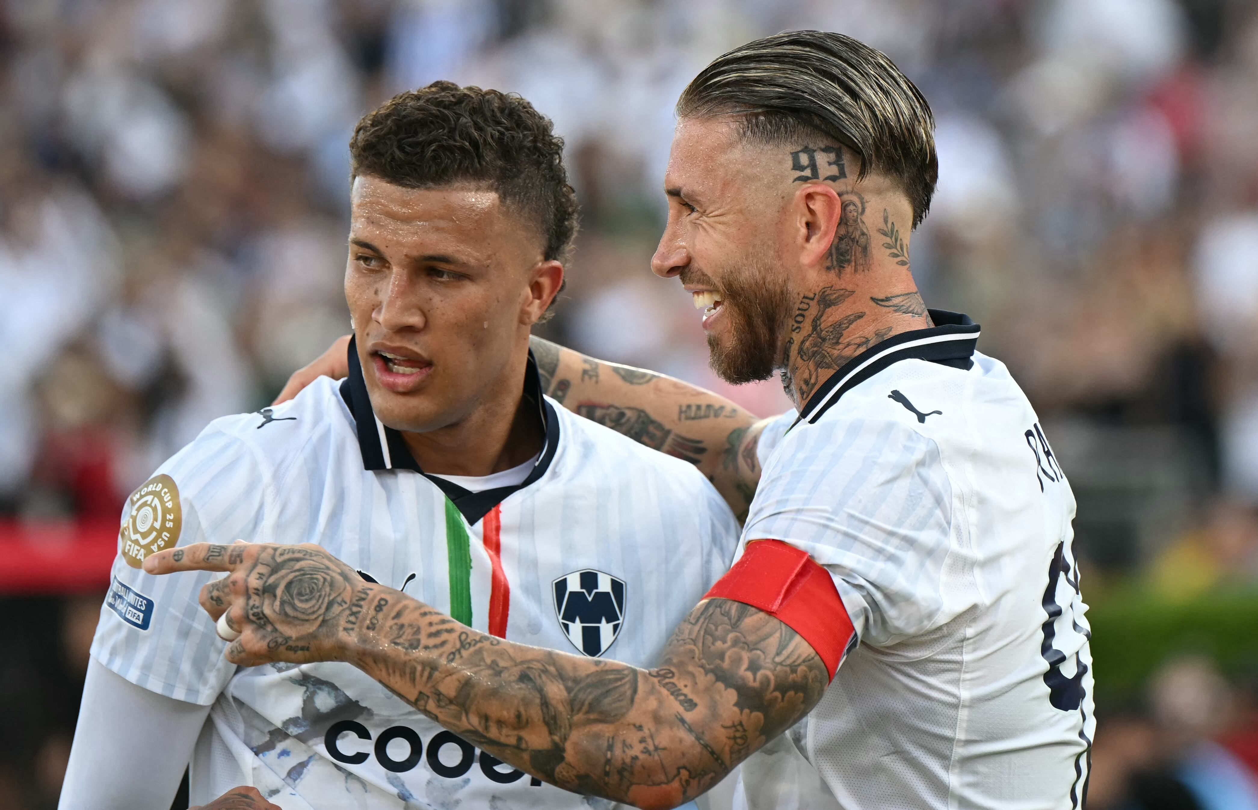 Nelson Deossa se convirtió en una de las figuras del Monterrey en este Mundial de Clubes - crédito Yuri Cortez / AFP