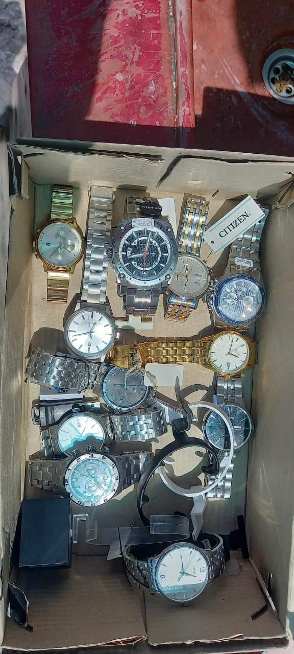 Los relojes secuestrados