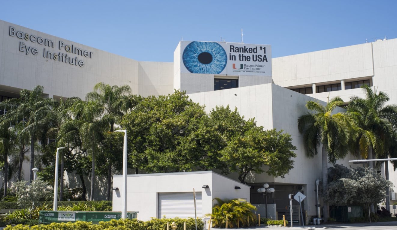 Bascom Palmer Eye Institute conservó el primer lugar nacional en oftalmología por vigésimo quinto año consecutivo (Tecnoglass/Boscom Palmer Eye Institute)