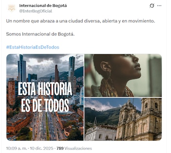 Post de Internacional de Bogotá