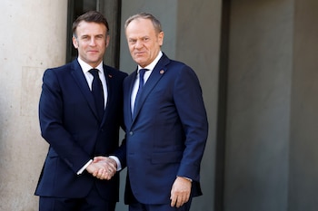 El presidente francés Emmanuel Macron