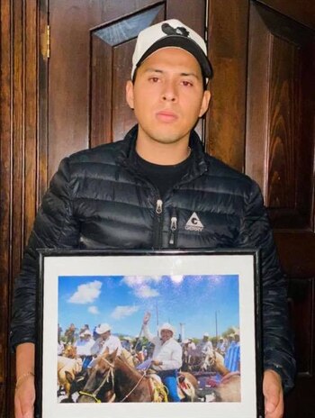 Su hijo, Carlos Cortez, lamentó