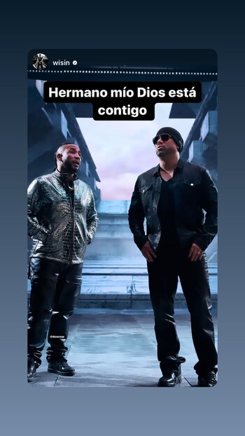 El también cantante puertorriqueño, Wisin,