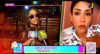 La modelo Shirley Arica elevó