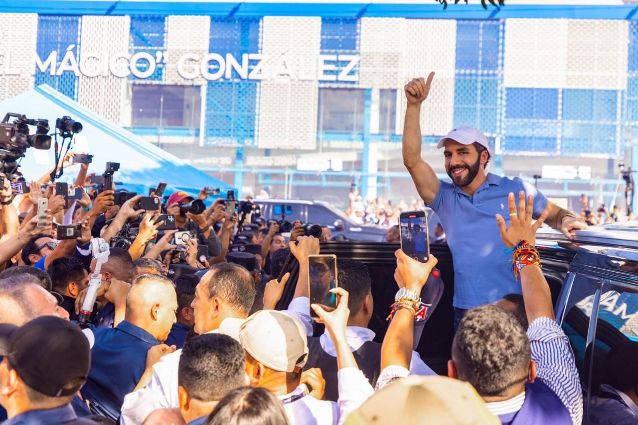 Nayib Bukele se postuló como candidato a la presidencia de El Salvador en el proceso interno de Nuevas Ideas para las elecciones generales del 28 de febrero de 2027. (Cortesía: Nuevas Ideas)